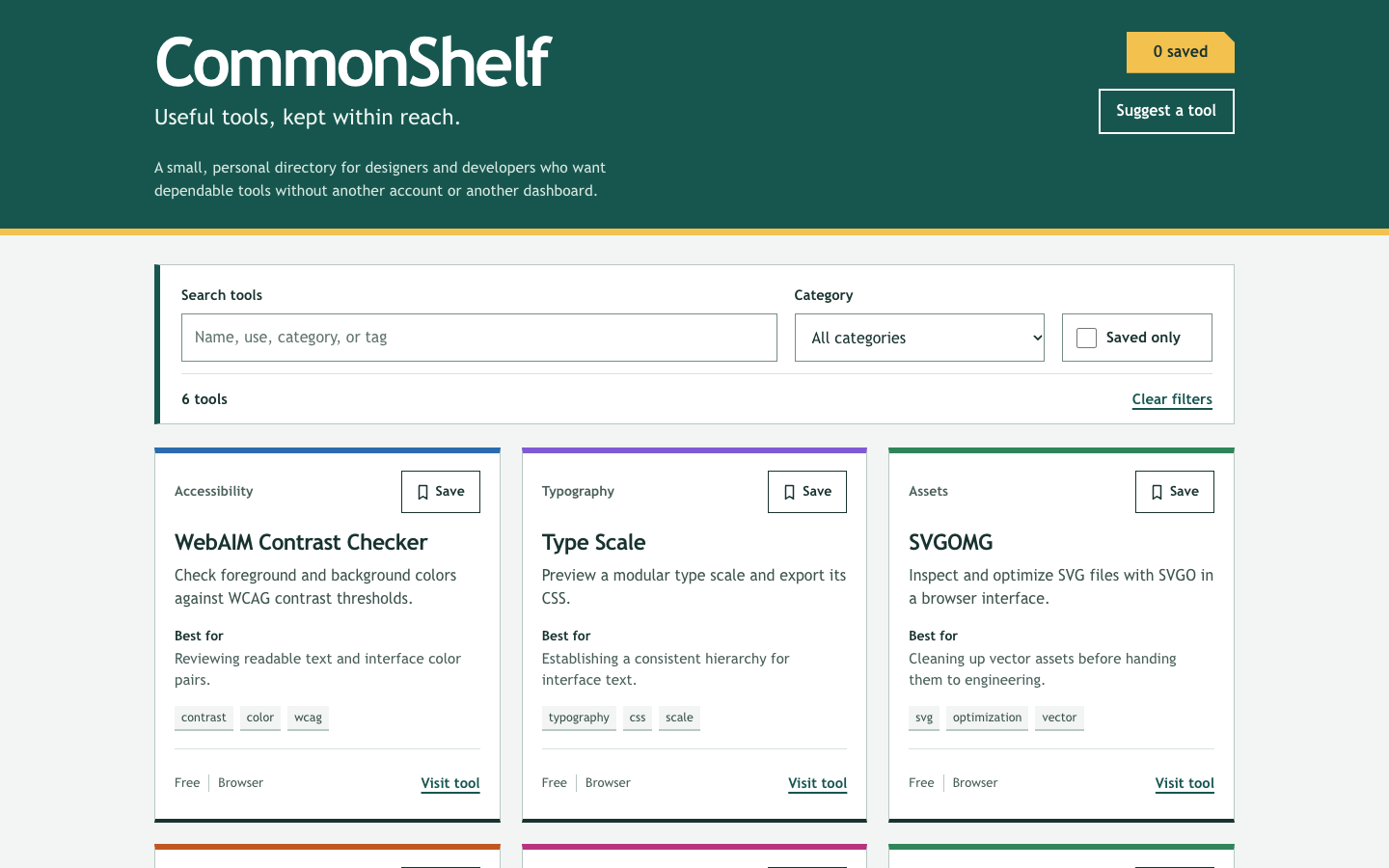 frontend-design, CommonShelf run-2: anfänglicher Desktop-Viewport