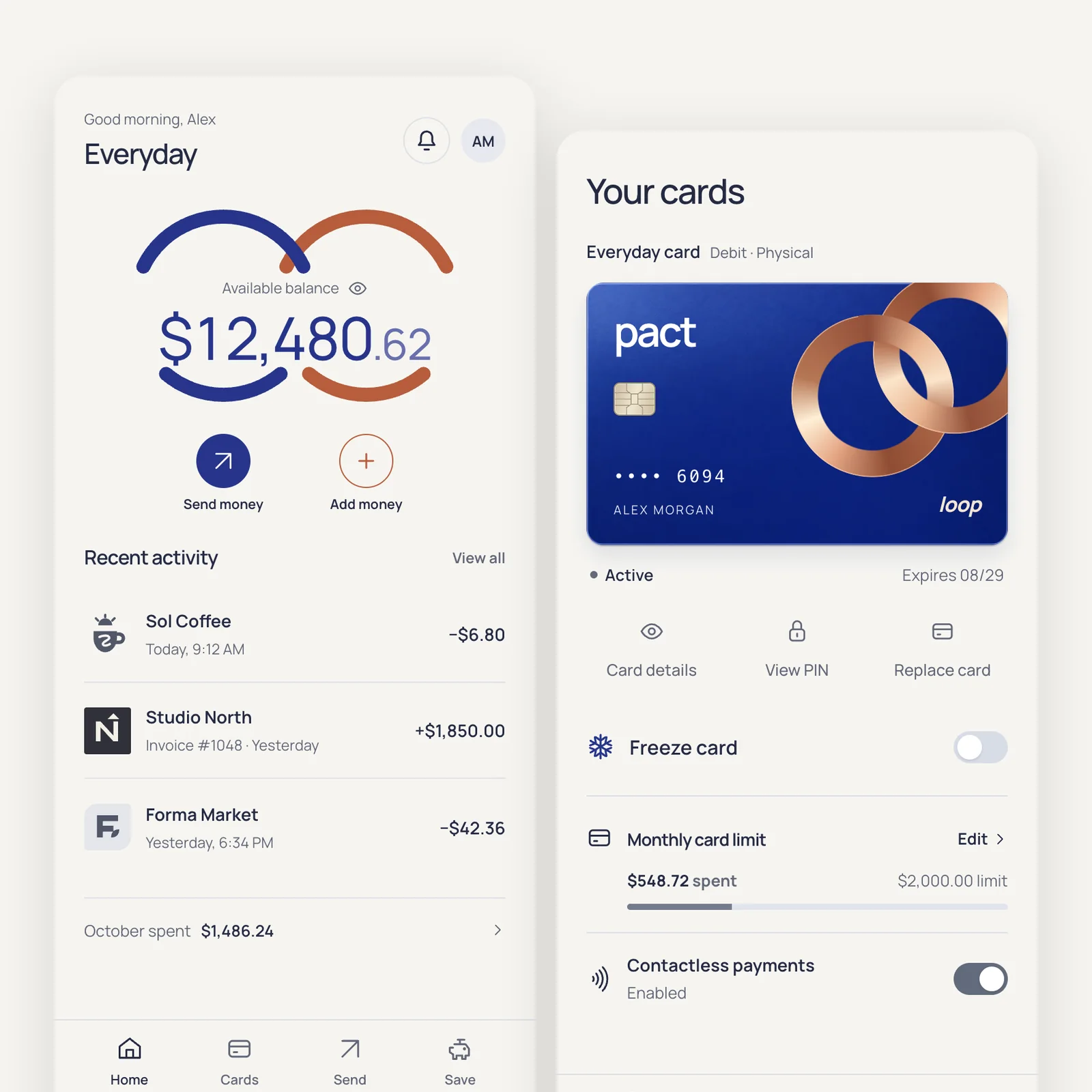Pact · Digital banking