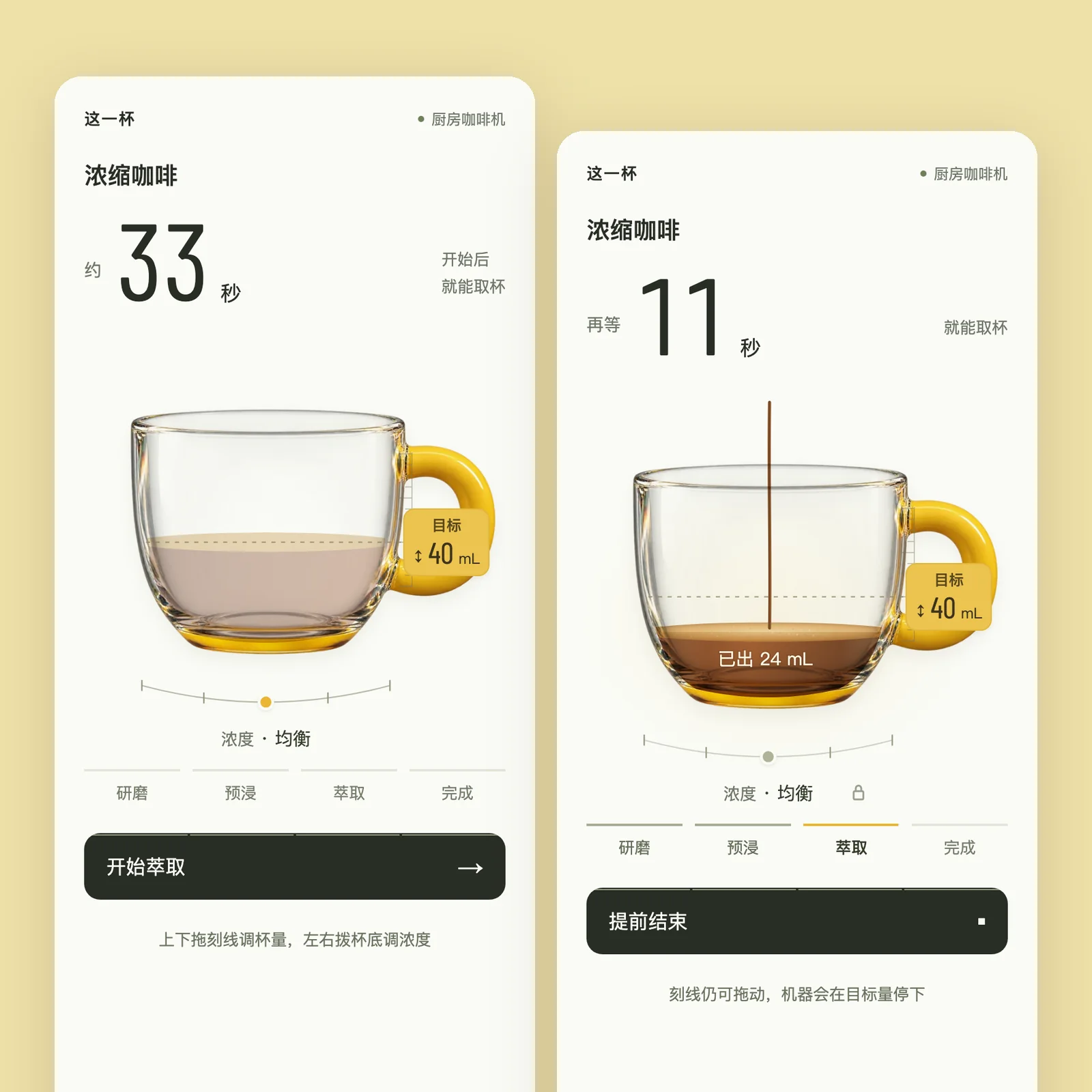 Cup Line · Coffee machine brewing component
