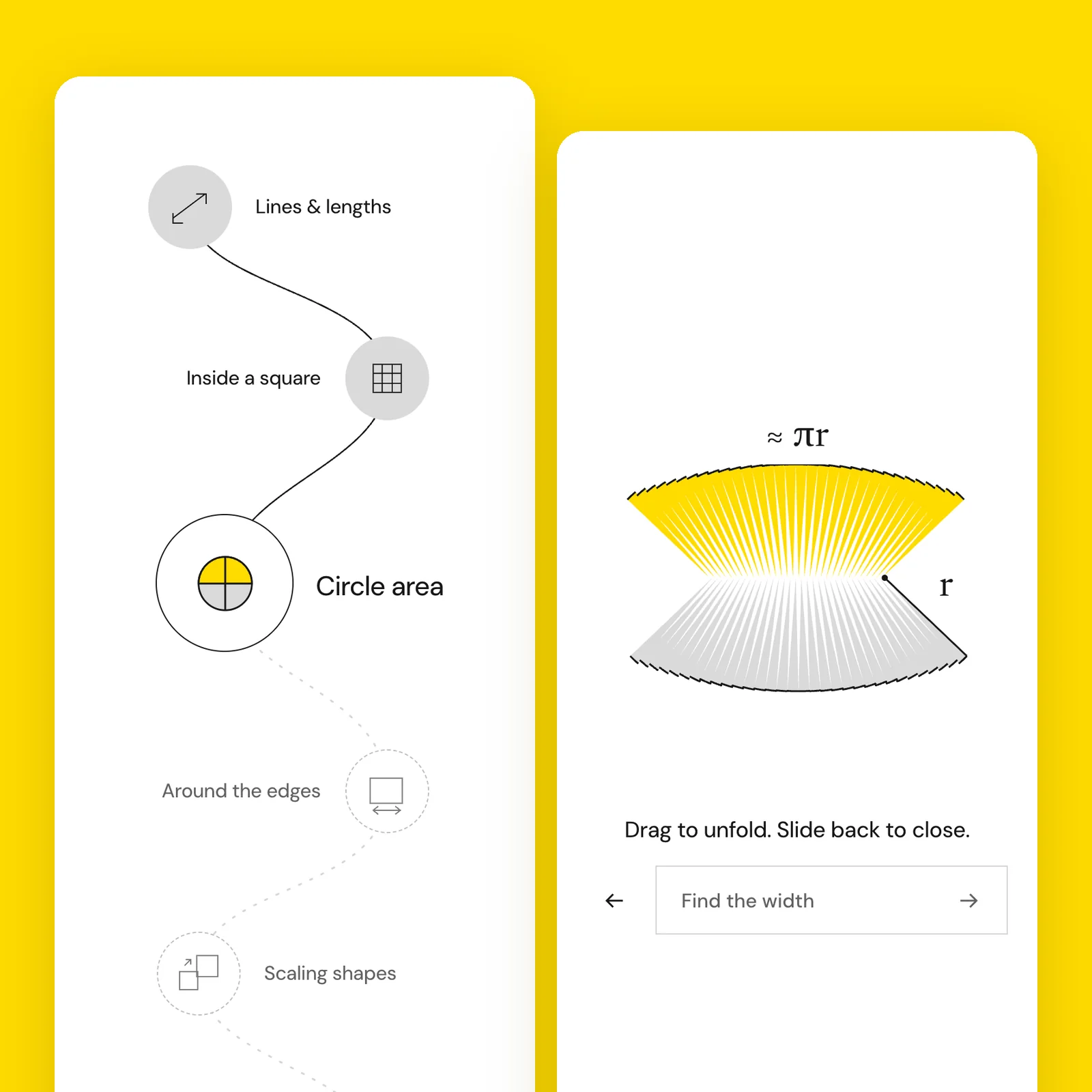 Fold · Interactive mathematics learning